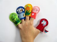 Bild von Handpuppen mit Okklusionsbildern
